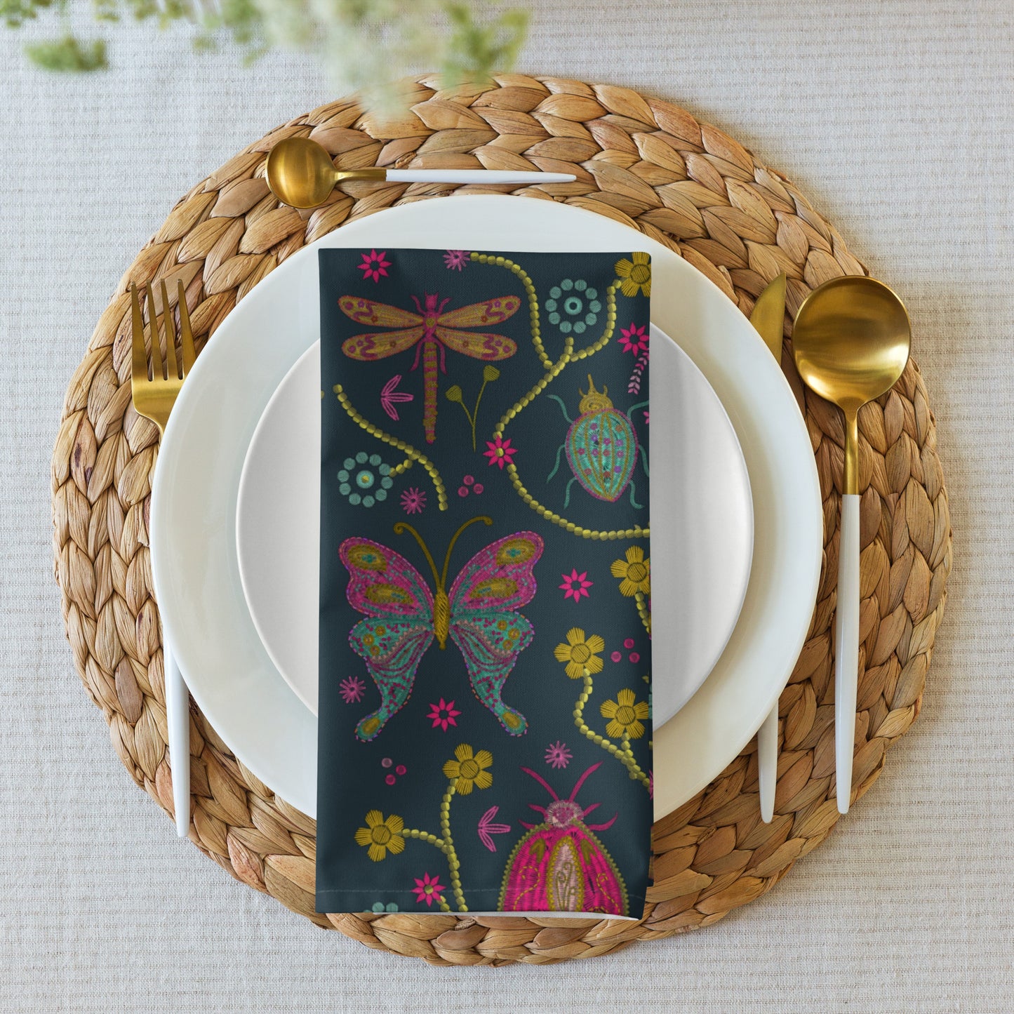 Butterflies Cloth napkin set