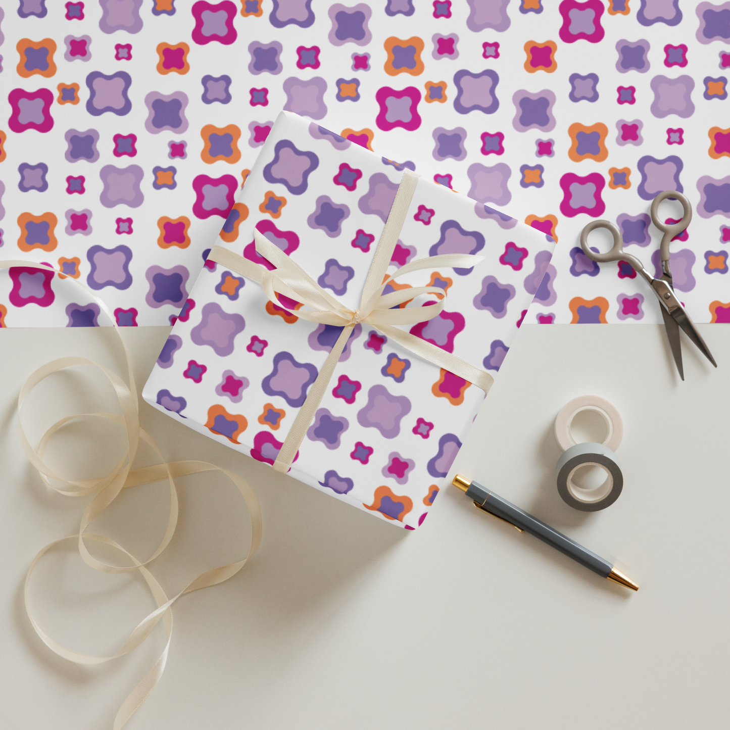 Wrapping paper sheets Set of 3